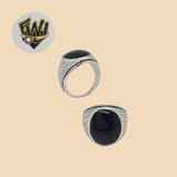 (2-5280-B) 925 Sterling Silver - Alternative Zircon Ring for Men - Fantasy World Jewelry