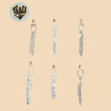(2-1072) 925 Sterling Silver -Saint Pendants. - Fantasy World Jewelry