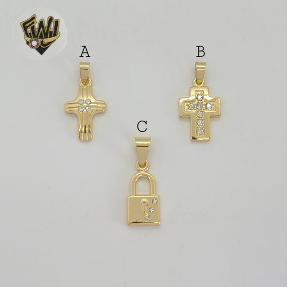 (1-2104-1) Gold Laminate Pendants - BGO