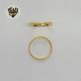 (1-3010-1) Gold Laminate - Classic Band Ring - BGO - Fantasy World Jewelry