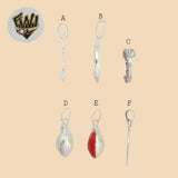 (2-1504) 925 Sterling Silver - Pendants. - Fantasy World Jewelry