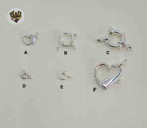 (mfin-87-92) Sterling Silver Findings - Jewelry Making (dozen) - Fantasy World Jewelry
