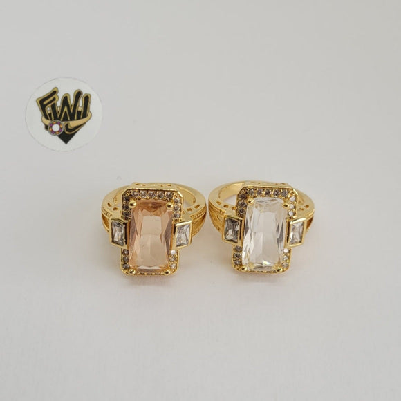 (1-3126-2) Gold Laminate -  CZ Ring - BGO - Fantasy World Jewelry