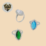 (2-5111) 925 Sterling Silver - Zircon Ring - Fantasy World Jewelry