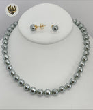 (MSET-01) Gold Laminate - Mallorca Pearls Set - BGF - Fantasy World Jewelry