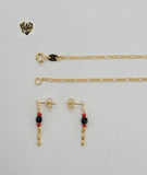 (1-6186) Gold Laminate - Figa Azabache Set - BGF - Fantasy World Jewelry