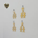 (1-2099) Gold Laminate - Kids Pendants - BGF