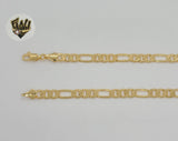 (1-1976) Gold Laminate - 6mm Alternative Figaro Link Chain - BGF