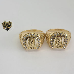 (1-3156-3) Gold Laminate - Santo Men Ring - BGO - Fantasy World Jewelry