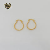 (1-2539) Gold Laminate Hoops - BGO