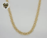 (1-1705) Gold Laminate - 7mm Alternative Marine Link Chain - BGF - Fantasy World Jewelry