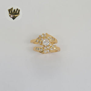 (1-3182) Gold Laminate - Wedding Rings - BGO