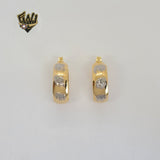 (1-2729-2) Laminado Oro - Aros Elefante Dos Tonos - BGF