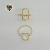 (1-3028) Gold Laminate - Oval Ring - BGF - Fantasy World Jewelry