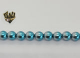 (MBEAD-26-1) 6mm Two-Tone Pearl - Round - Fantasy World Jewelry