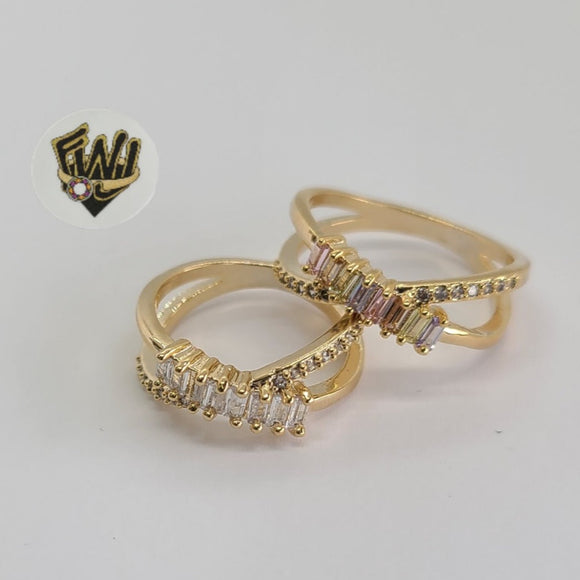 (1-3136-1) Gold Laminate - Baguette Ring - BGO - Fantasy World Jewelry