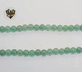 (MBEAD-255-1) 6mm Jade Beads - Fantasy World Jewelry