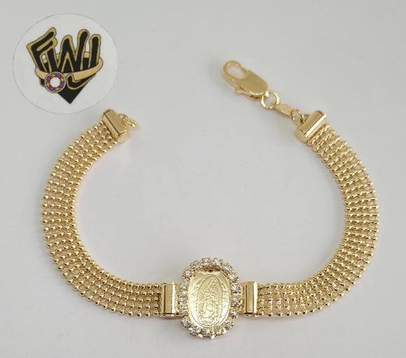 (1-0841) Gold Laminate - 7.8mm Alternative Bracelet - 7.5