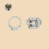 (2-5053-1) 925 Sterling Silver - Belt Band Ring