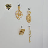 (1-2102) Gold Laminate Pendants - BGF