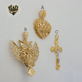 (1-2390) Gold Laminate Pendants - BGO