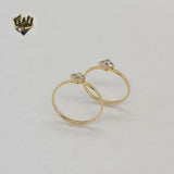 (1-3073) Gold Laminate - Zircon Ring - BGF - Fantasy World Jewelry