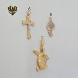 (1-2365) Gold Laminate Pendants - BGO