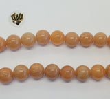 (MBEAD-205) 12mm Aragonite Beads - Fantasy World Jewelry