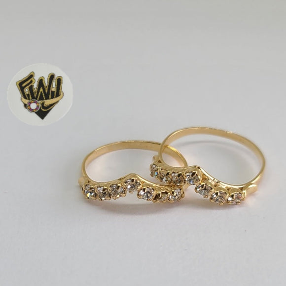 (1-3113) Gold Laminate - CZ Ring - BGF - Fantasy World Jewelry