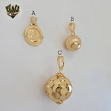 (1-2251) Gold Laminate Pendants - BGF