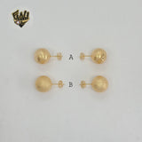 (1-1067-1) Gold Laminate Earrings - BGF