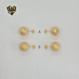 (1-1067-1) Aretes Laminados Oro - BGF