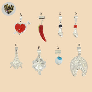 (2-1218) 925 Sterling Silver - Pendants. - Fantasy World Jewelry