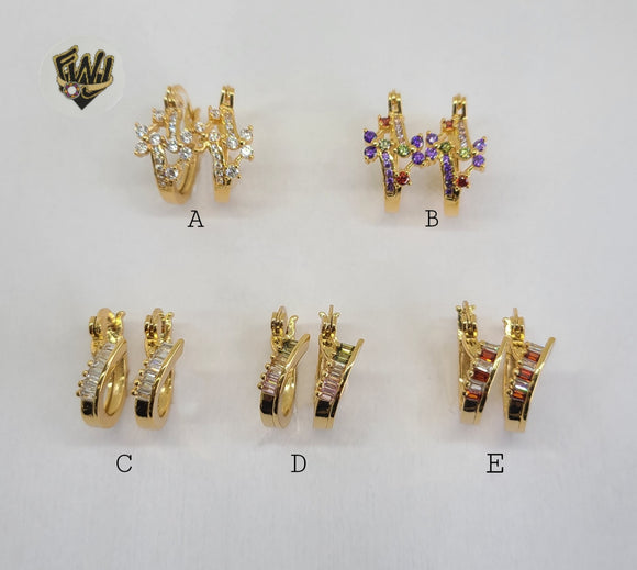 (1-2650) Gold Laminate Hoops - BGO - Fantasy World Jewelry