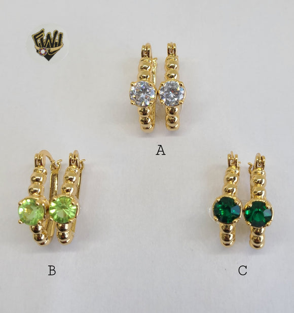 (1-2925) Gold Laminate Hoops - BGO - Fantasy World Jewelry