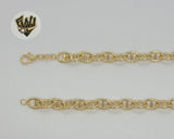 (1-1705) Gold Laminate - 7mm Alternative Marine Link Chain - BGF - Fantasy World Jewelry