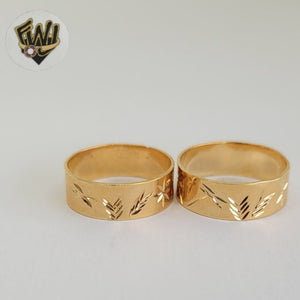 (1-3028) Gold Laminate - Band Ring -BGO - Fantasy World Jewelry