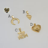 (1-2188) Gold Laminate Pendants - BGF - Fantasy World Jewelry