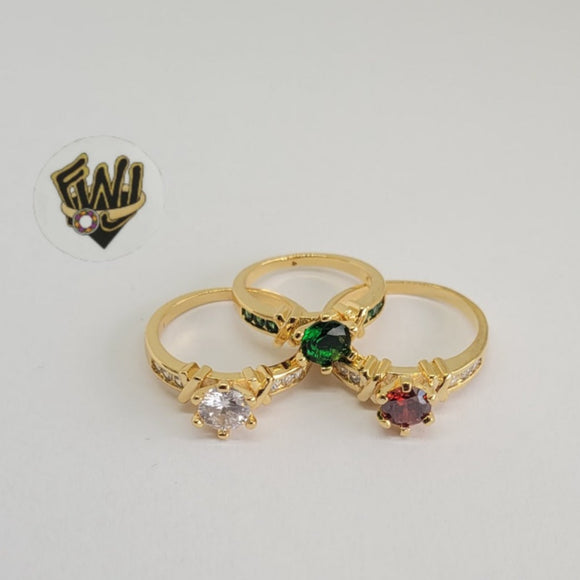(1-3105-1) Gold Laminate- CZ Ring - BGO - Fantasy World Jewelry