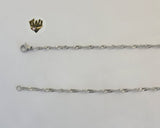 (4-3192-1) Stainless Steel - 2.5mm Magic Twist Link Chain -16" - Fantasy World Jewelry