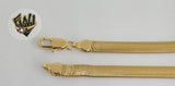 (1-0475) Gold Laminate Bracelet - 6mm Magic Herringbone Bracelet  - 7", 7.5" - BGF - Fantasy World Jewelry