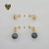 (1-1055) Aretes Laminados Oro - BGF