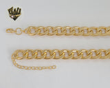 (1-5010) Gold Laminate - 11mm Curb Link Chain - BGF