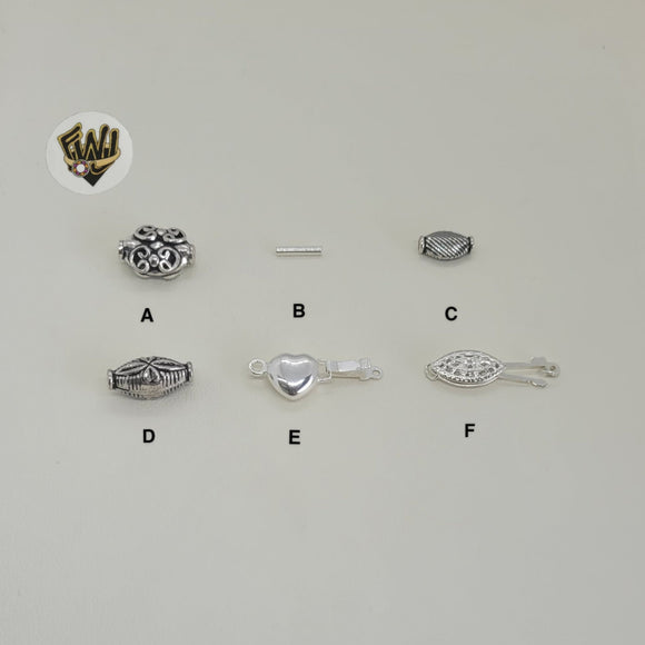 (mfin-130-135) Sterling Silver Findings - Jewelry Making (dozen) - Fantasy World Jewelry