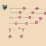 (2-66034) 925 Sterling Silver -  1mm Beads Set. - Fantasy World Jewelry