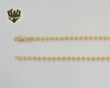 (1-1526) Gold Laminate - 3mm Balls Chain - BGF