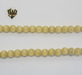 (MBEAD-252) 6mm Ojo De Gato Beads - Fantasy World Jewelry