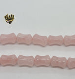 (MBEAD-176) 7mm Quarzo Rosado Beads - Fantasy World Jewelry