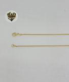 (1-6240) Gold Laminate - 1mm Zircon Evil Eye Necklace - BGF - Fantasy World Jewelry