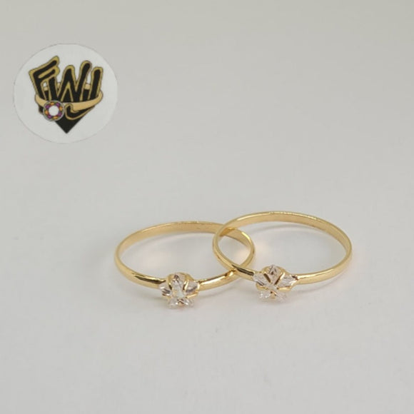 (1-3107) Gold Laminate - CZ Star Ring- BGF - Fantasy World Jewelry